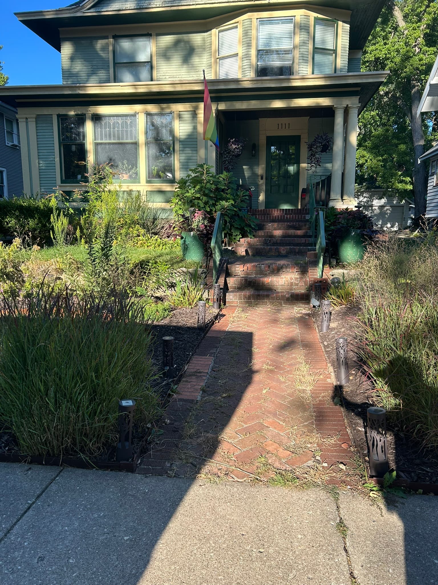 Spalling brick — before restoration